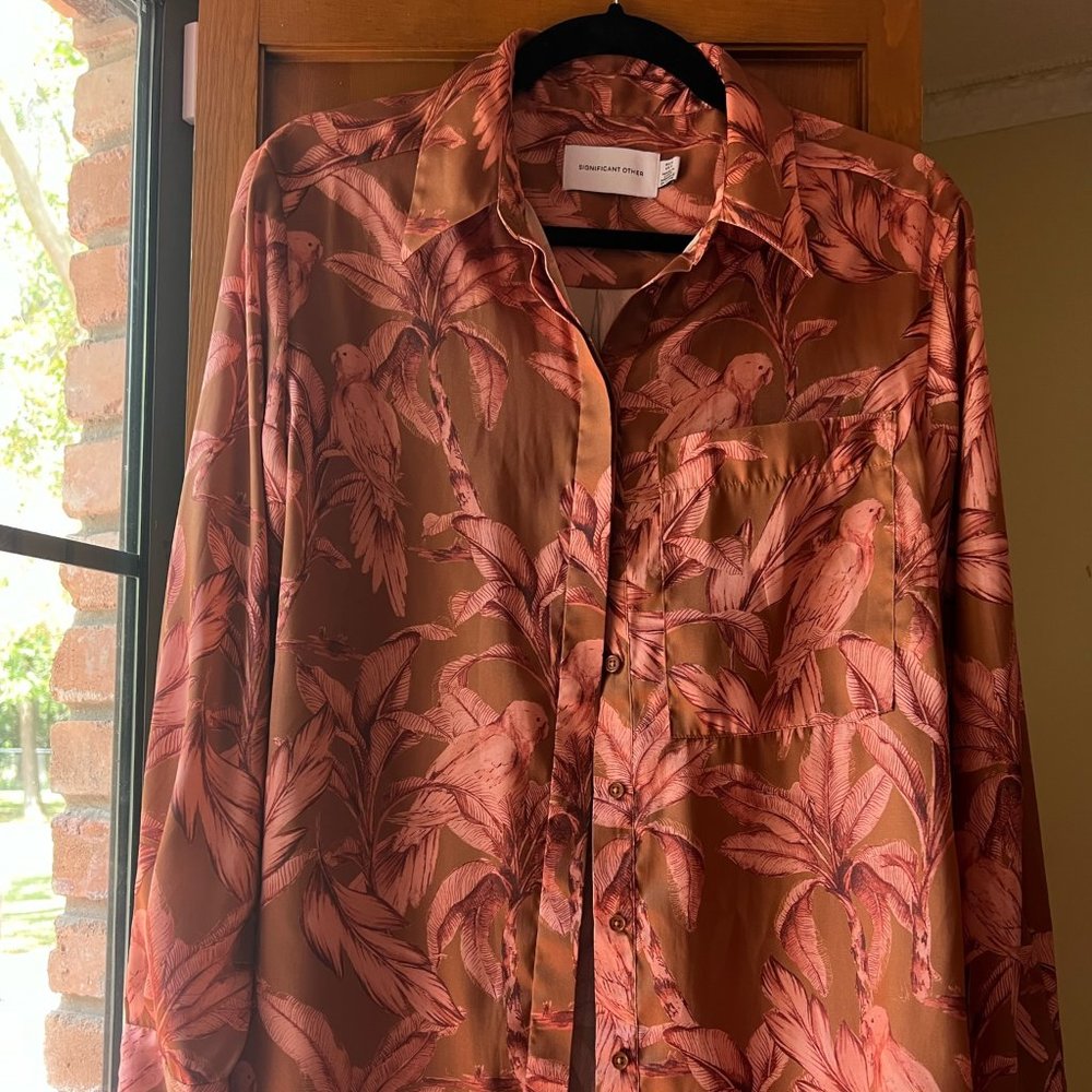 Significant Other Floral Blouse